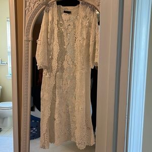 Kimono, Coverup by Polo Ralph Lauren size SP. beautiful lace work check it out